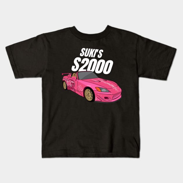 Suki's S2000 { fast and furious } Kids T-Shirt by MOTOSHIFT